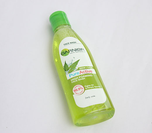 Garnier Pure Active Neem Tulsi High Foaming Face Wash Review