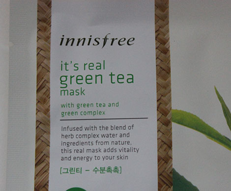 Innisfree Its Real Green Tea Mask Sheet Review