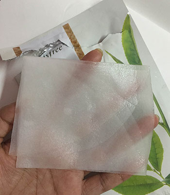 Innisfree Its Real Green Tea Mask Sheet Review