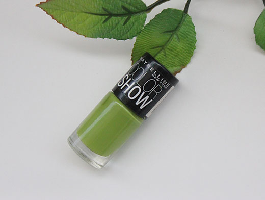 Maybelline Color Show Mint Mojito Nail Polish Review Swatches