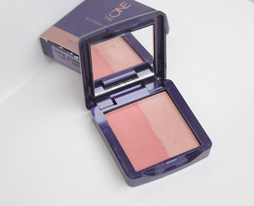 Oriflame The One Illuskin Blush Shimmer Rose Review Swatches