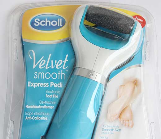 Scholl Velvet Smooth Express Pedi Electronic Foot File Review