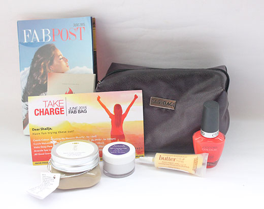 Take Charge-June 2015 Fab Bag Review