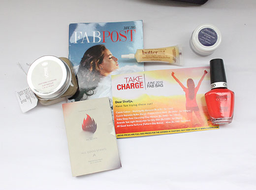 Take Charge-June 2015 Fab Bag Review