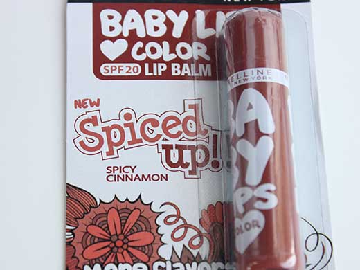 Maybelline Baby Lips Spiced Up Lip Balm-Spicy Cinnamon Review