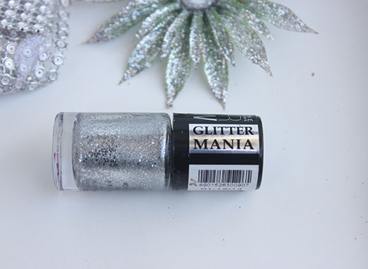 Maybelline Color Show Glitter Mania Nail Paint-Dazzling Diva (602) Review,Swatches