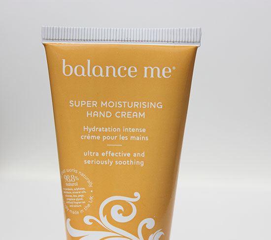 Balance Me Super Moisturizing Hand Cream Review