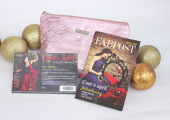 Cast A Spell-August 2015 Fab Bag Review