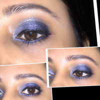 Eye Makeup Look-Blue All Over The Eyes