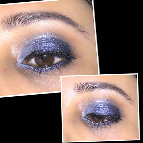 Eye Makeup Look-Blue All Over The Eyes