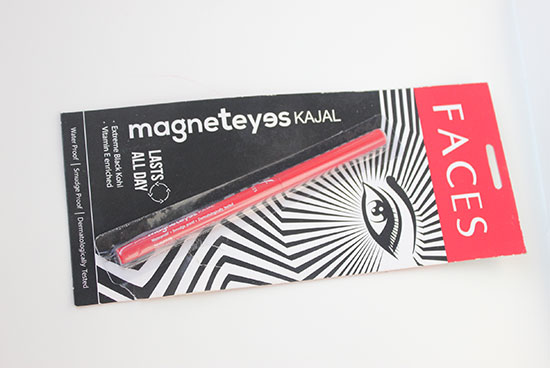 Faces Magneteyes Kajal Review Swatch