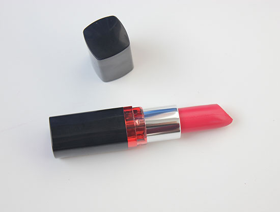 Maybelline Color Show Lipstick Cherry Crush Review Swatch