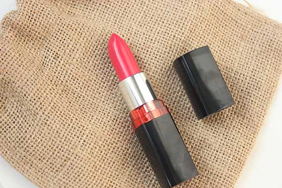 Maybelline Color Show Lipstick Cherry Crush Review Swatch