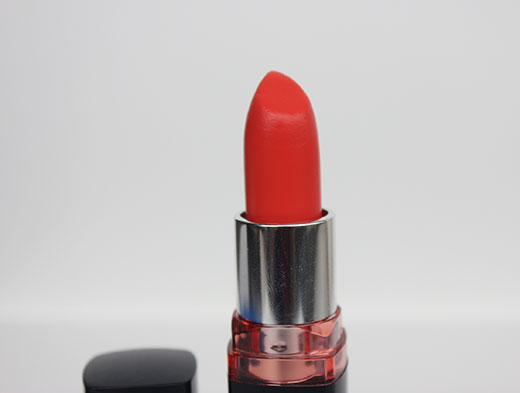 Maybelline Color Show Lipstick Orange Icon Review Swatch