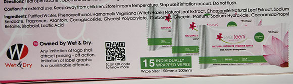 Everteen Natural Intimate Hygiene Wipes Review