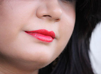 Indian Festival Makeup Look #1 –Metallic Eyes With Bright Red Lips