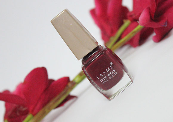 Lakme True Wear Nail Color Freespirit D417 Manish Malhotra Review Swatches