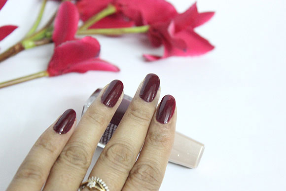 Lakme True Wear Nail Color Freespirit D417 Manish Malhotra Review Swatches