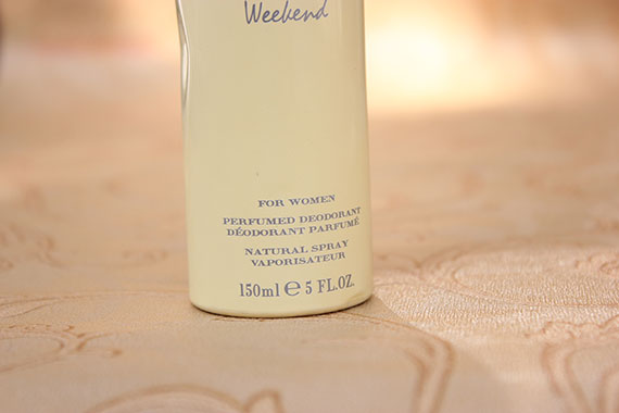Burberry Weekend For Women Perfumed Deodorant Natural Spray Review (1)