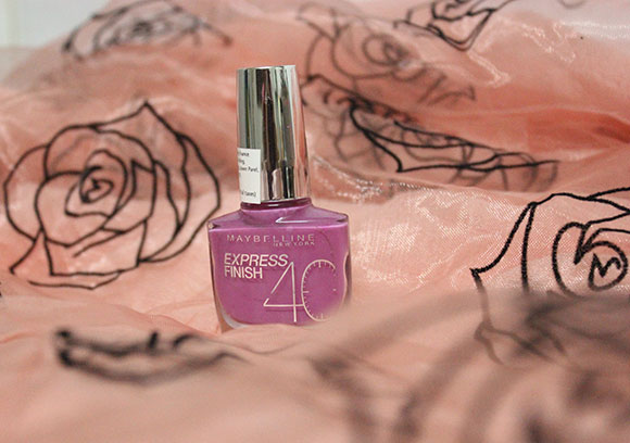 Maybelline Express Finish Nail Polish Fuchsia Fun 222 Review