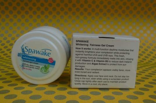 Spawake Whitening Fairness Gel Cream Review 5