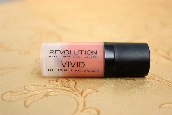 Makeup Revolution London Vivid Blush Lacquer Heart Review Swatches FOTD (2)