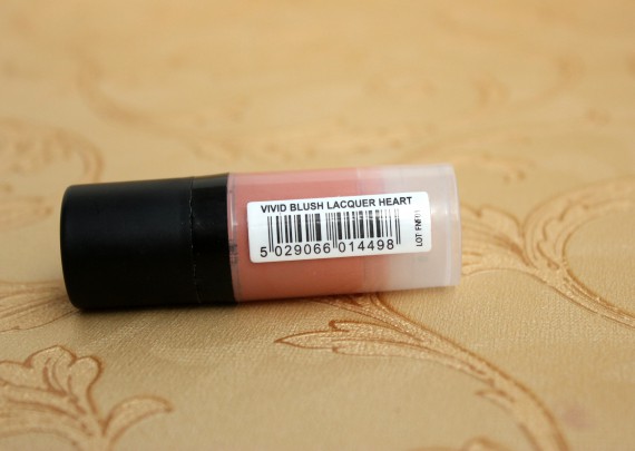 Makeup Revolution London Vivid Blush Lacquer Heart Review Swatches FOTD (4)