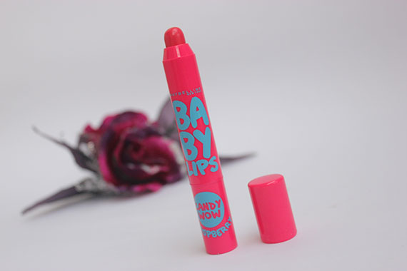 Maybelline Baby Lips Candy Wow Lip Balm Raspberry Review FOTD (1)
