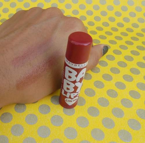 Maybelline Baby Lips Spiced Up Lip Balm Berry Sherbet Review (4)