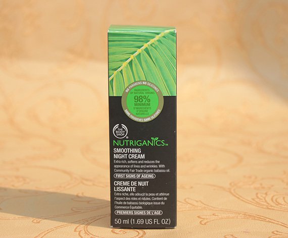 The Body Shop Nutriganics Smoothing Night Cream Review (1)