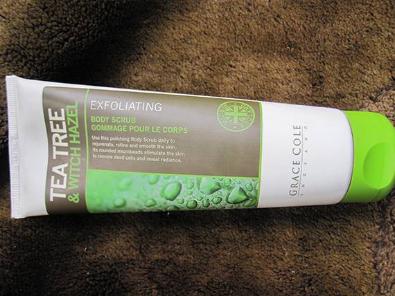 Grace Cole Tea Tree And Witch Hazel Exfoliating Body Scrub Review (3)