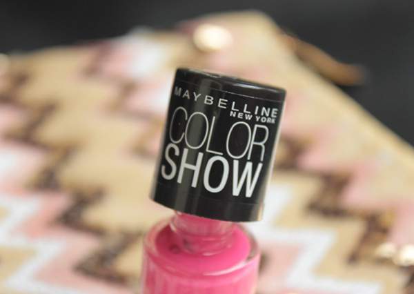 Maybelline Color Show Nail Polish Fiesty Fuschia 213 Review Swatches (9)