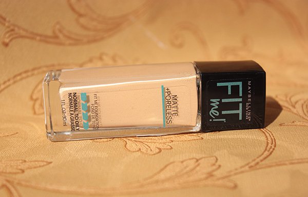 Maybelline Fit Me Foundation Matte+Poreless In Shade Warm Nude 128 Review FOTD (5)