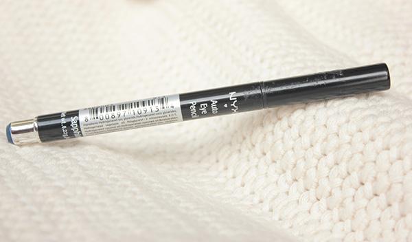 NYX Auto Eye Pencil In Shade Sapphire Review (5)