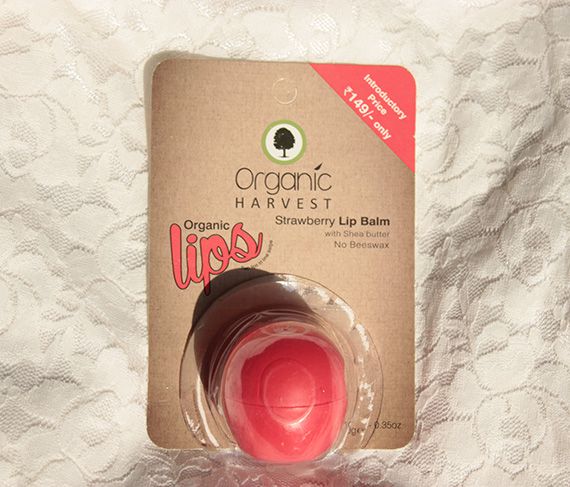 Organic Harvest Organic Lips Strawberry Lip Balm Review (6)