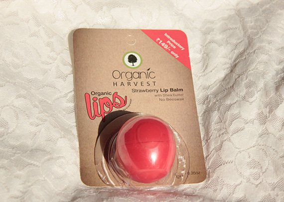 Organic Harvest Organic Lips Strawberry Lip Balm Review (7)