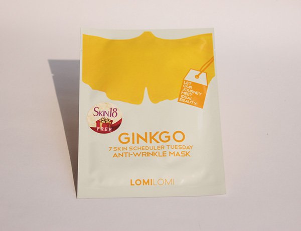 Day 2 Tuesday -Lomilomi 7 Skin Scheduler Mask- Ginkgo Anti-Wrinkle Mask Review (3)