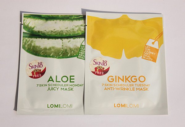 Day 2 Tuesday -Lomilomi 7 Skin Scheduler Mask- Ginkgo Anti-Wrinkle Mask Review (6)
