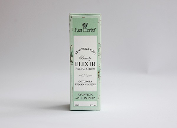 Just Herbs Rejuvenating Beauty Elixir Facial Serum With Gotukola Indian Ginseng Review (1)