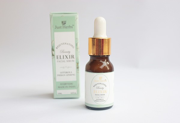 Just Herbs Rejuvenating Beauty Elixir Facial Serum With Gotukola Indian Ginseng Review (3)