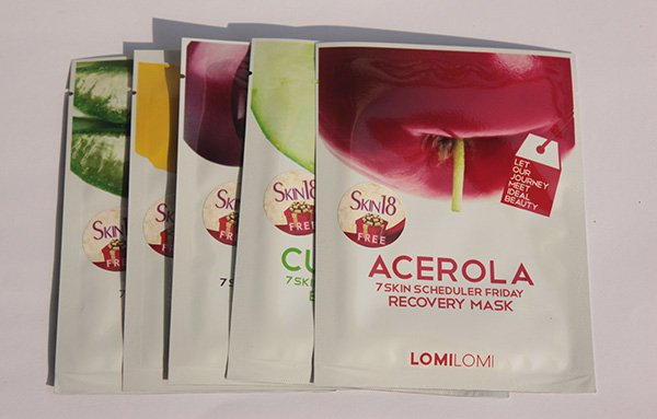 Lomilomi 7 Skin Scheduler Mask- Acerola-Recovery Mask Review (1)