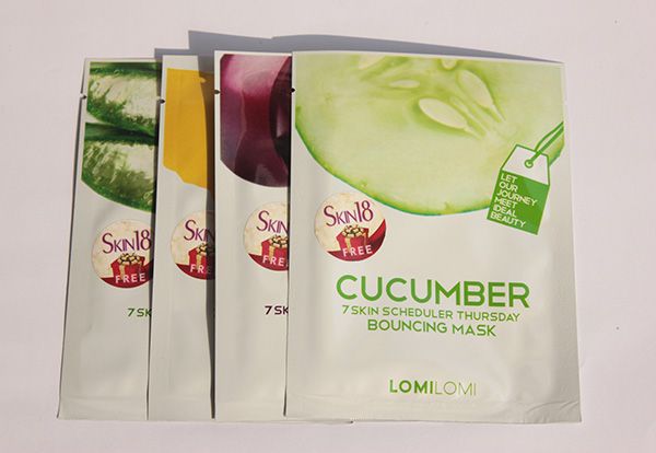 Lomilomi 7 Skin Scheduler Mask-Cucumber Bouncing Mask Review (4)