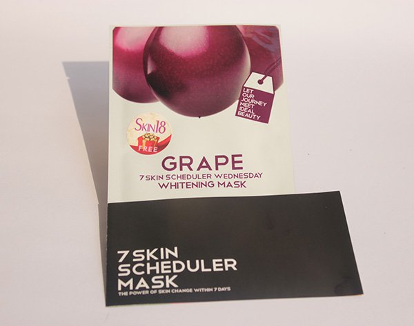 Lomilomi 7 Skin Scheduler Mask- Grape-Whitening Mask Review (3)