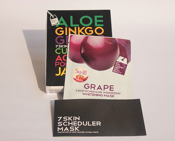 Lomilomi 7 Skin Scheduler Mask- Grape-Whitening Mask Review (5)