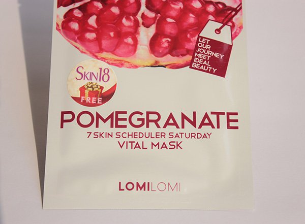 Lomilomi 7 Skin Scheduler Mask- Pomegranate-Vital Mask Review (10)