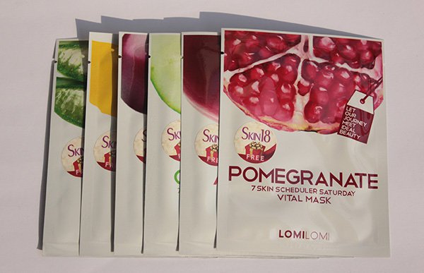 Lomilomi 7 Skin Scheduler Mask- Pomegranate-Vital Mask Review (6)