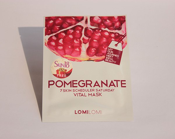 Lomilomi 7 Skin Scheduler Mask- Pomegranate-Vital Mask Review (9)