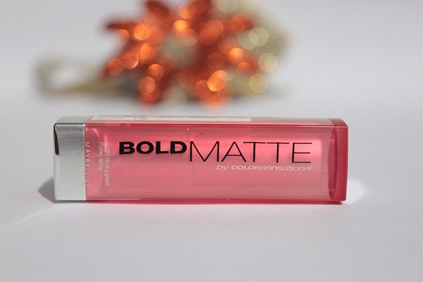Maybelline Color Sensational Bold Matte Lipstick Mat 2 Review Swatches