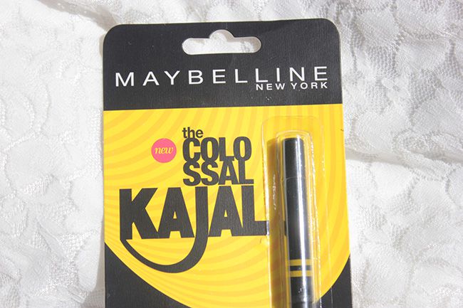 Maybelline Colossal Super Black Kajal Review Swatch (2)