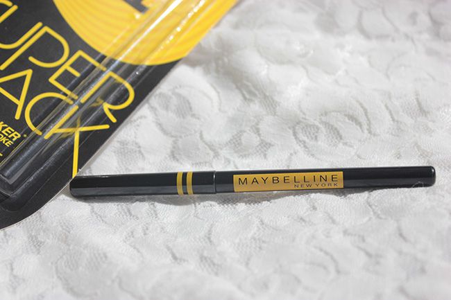 Maybelline Colossal Super Black Kajal Review Swatch (3)